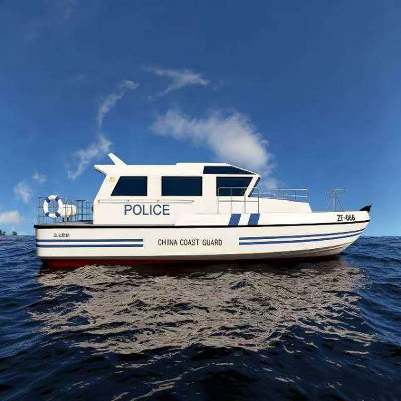 Alumīnija policijas patruļas laivas